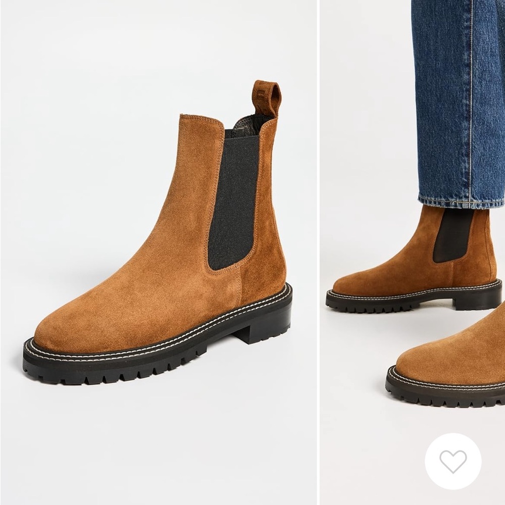 STAUD Tan Dutch Boots